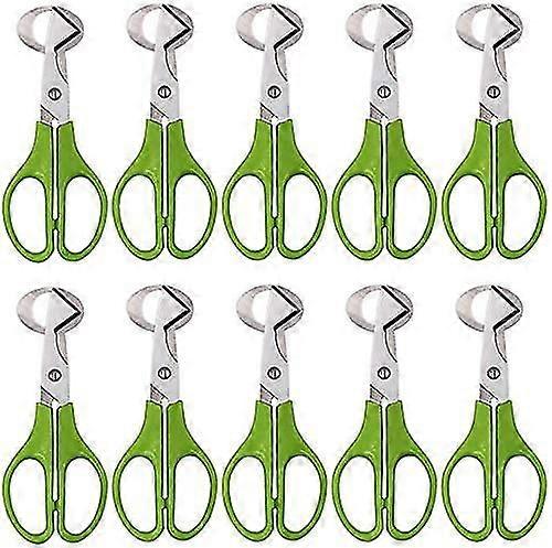 10pcs Quail Eggs Scissors, Quail Egg Shell Cutter Stainless Steel Egg Shell Opener, Egg Shell Cutting Scissors