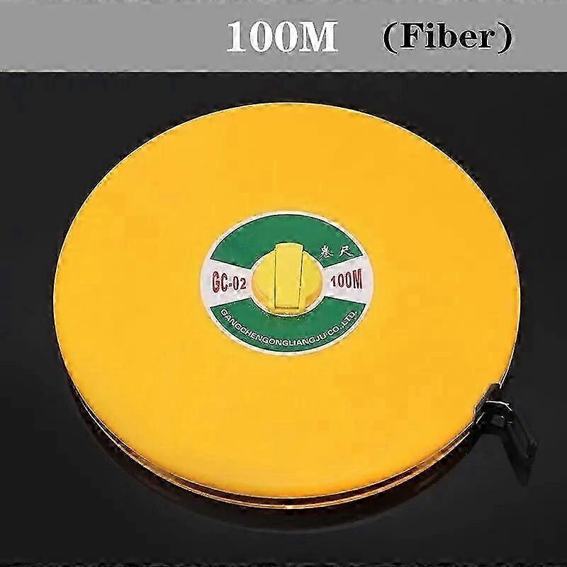 100Mリネンファイバー巻尺エンジニアリンググレード測定ツール定規耐久性と耐久性メーター定規構造測定