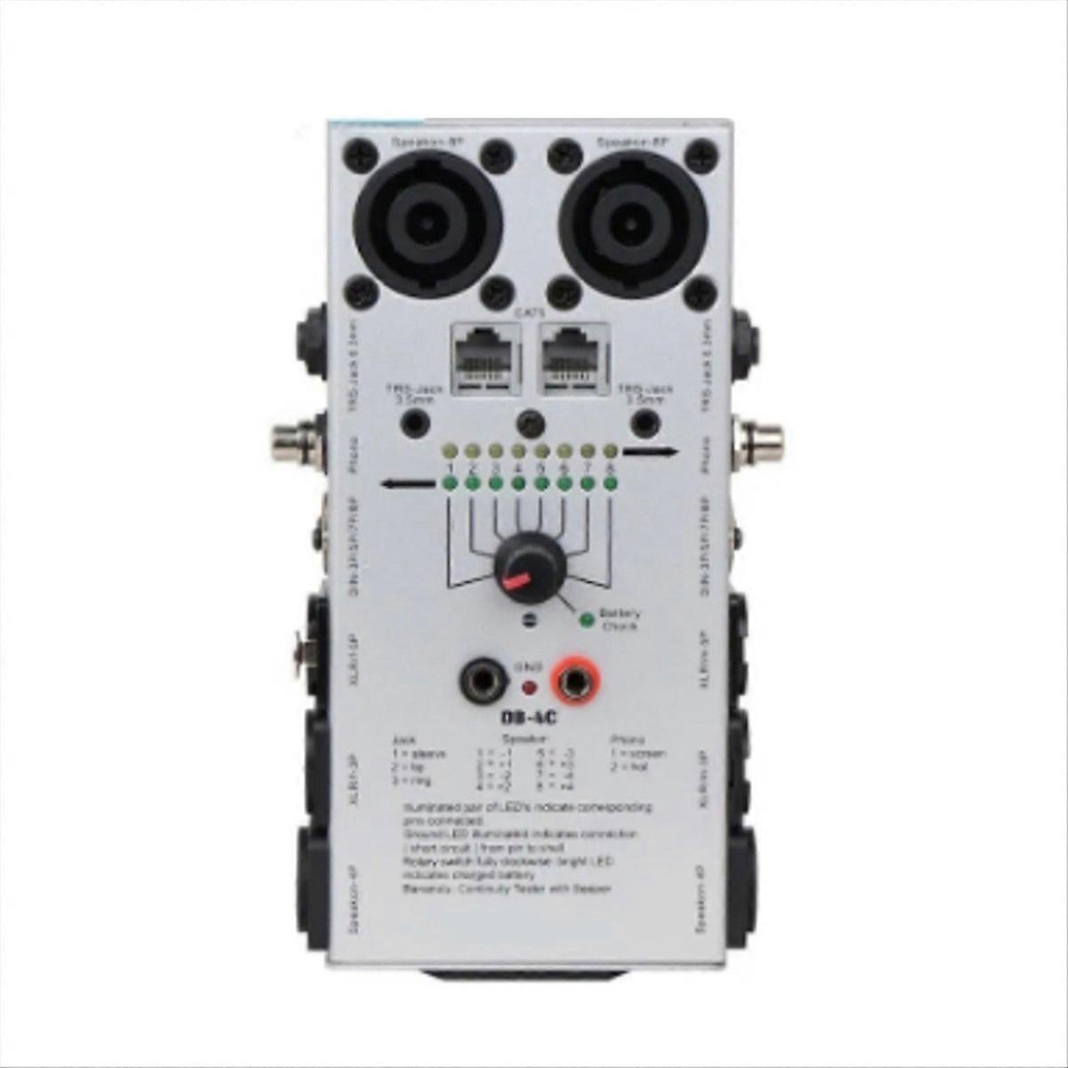 DB-4C Multi Audio Cable Tester TRS XLR Audio Network Cable Detector