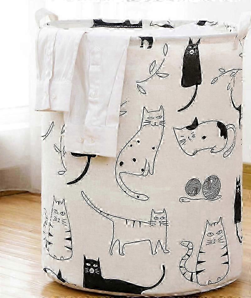 Foldable Laundry Basket for Children's Toys Storage Bucket (A, Style)