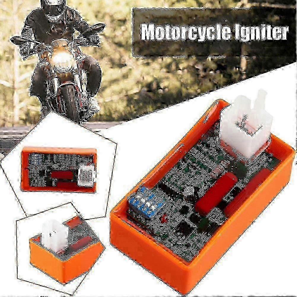 Motorcycle Racing CDI Unit with DIP Switch - 5-Pin Performance Ignition Box for EX5/C100/GN5 Engines (Modified Upgrade)_DP 2025
