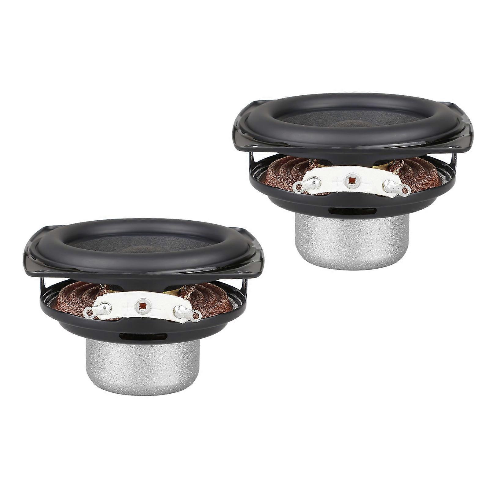 2.25Inch Low Frequency Speaker 15W 4Ohm Impedance Long Excursions Neodymium Magnets Woofer for Deep Bass Output Multicolor