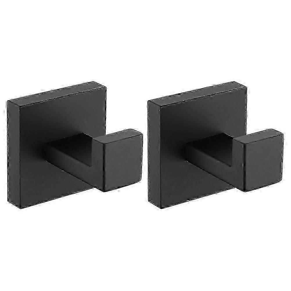 الفولاذ المقاوم للصدأ هوك جدار جبل حمام منشفة السنانير اكسسوارات الحمام 2 قطعة