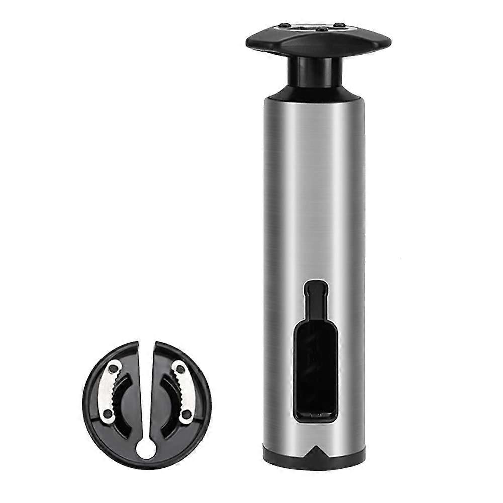 Wine Bottle Opener Corkscrew for Sparkling Wine with Manual Lever Design Silver Kitchen Tool
