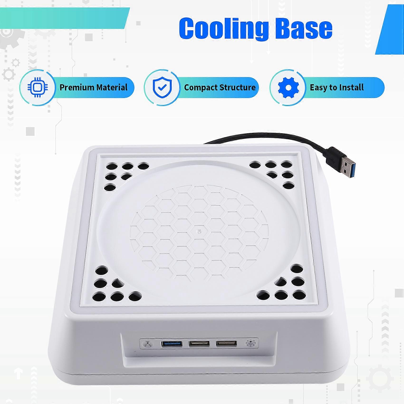 Game Console Cooling Base for Xbox Series X Gaming Accessory Built-in LED Light