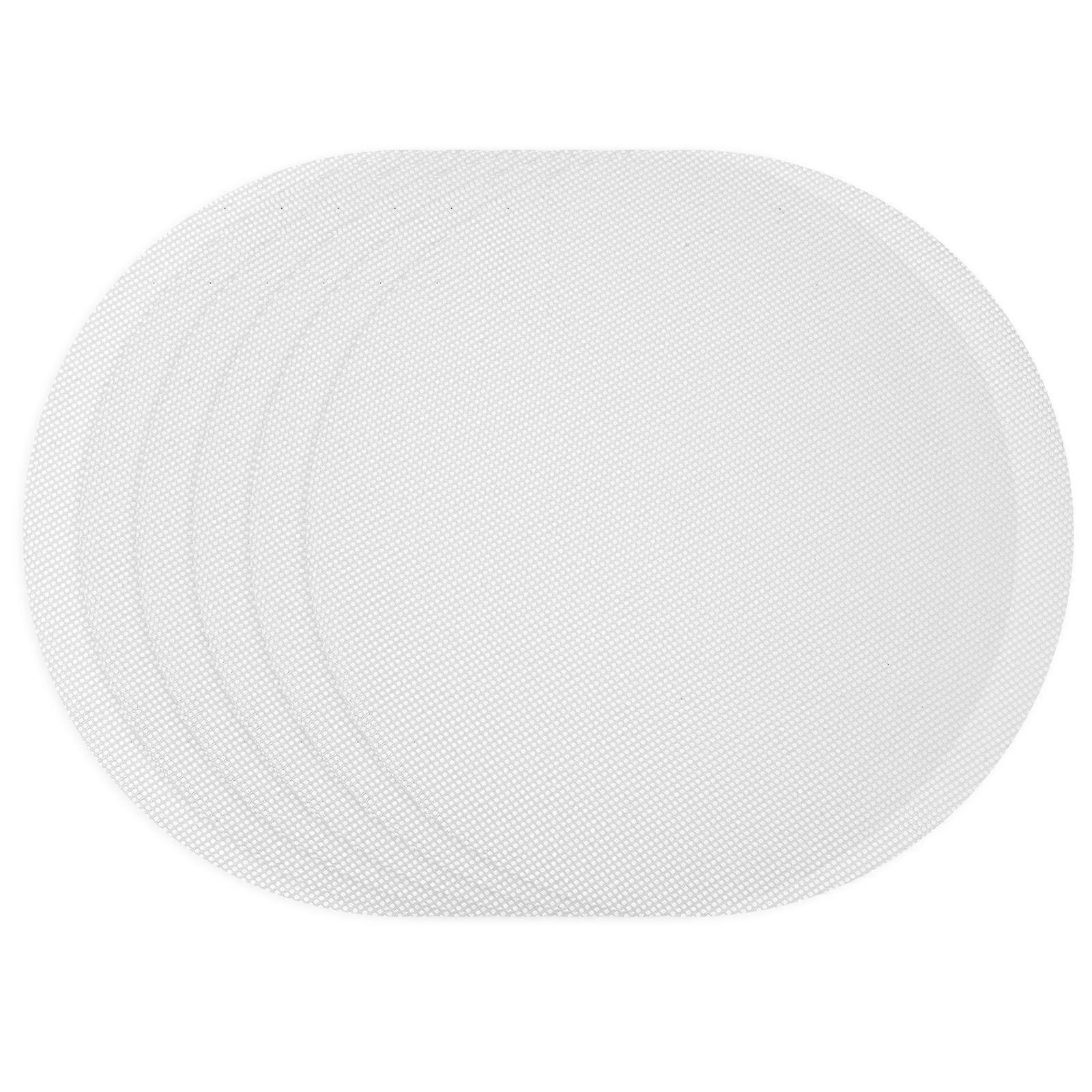 6 stk gjenbrukbart kjøkken silikon dampbåt mesh non-stick pad rund form dumplings matte dampede boller bakervarer bakverk dim sum mesh-diameter 27cm