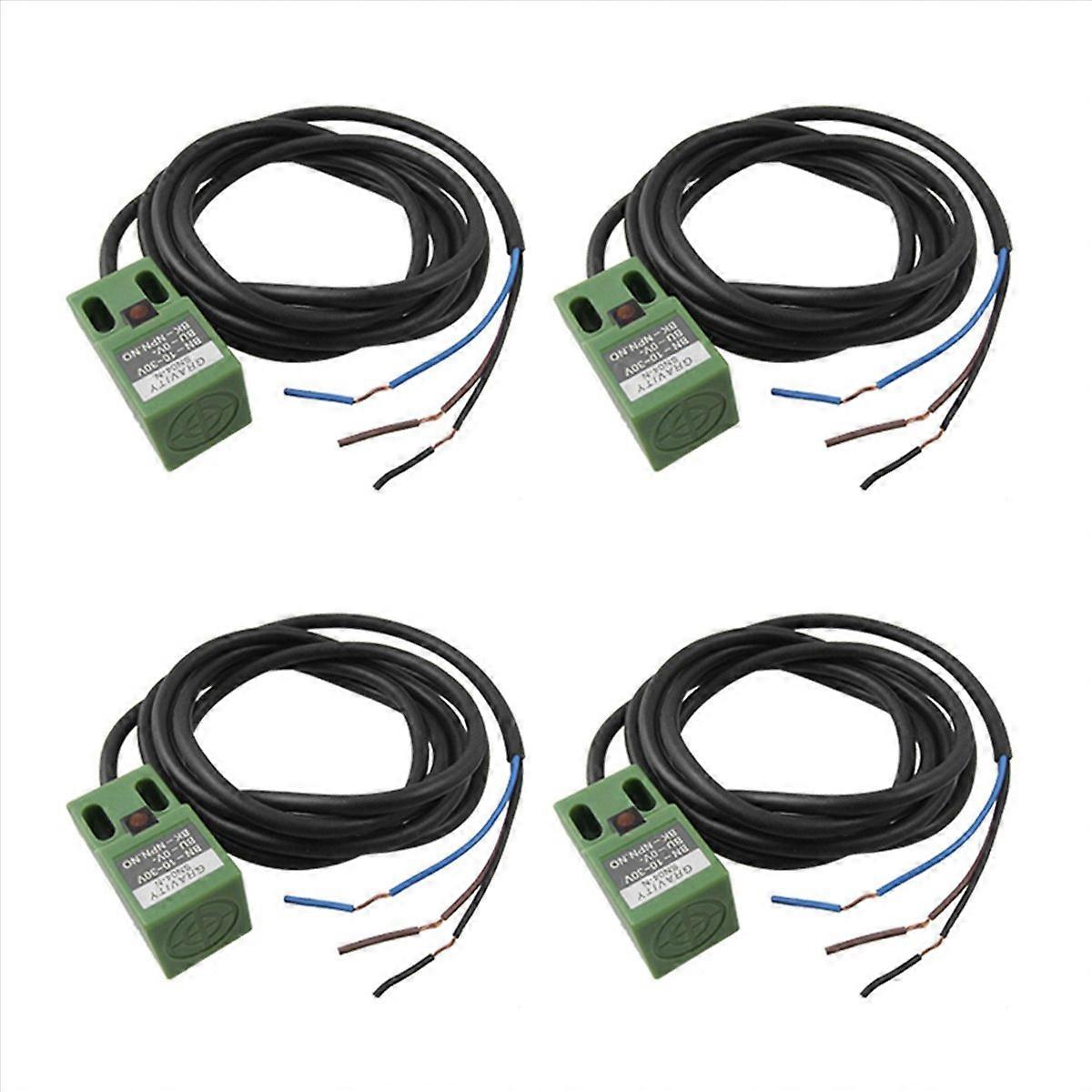 4X SN04-N DC 10-30V NPN 3-Wire 4mm Approach Sensor Inductive Proximity Switch