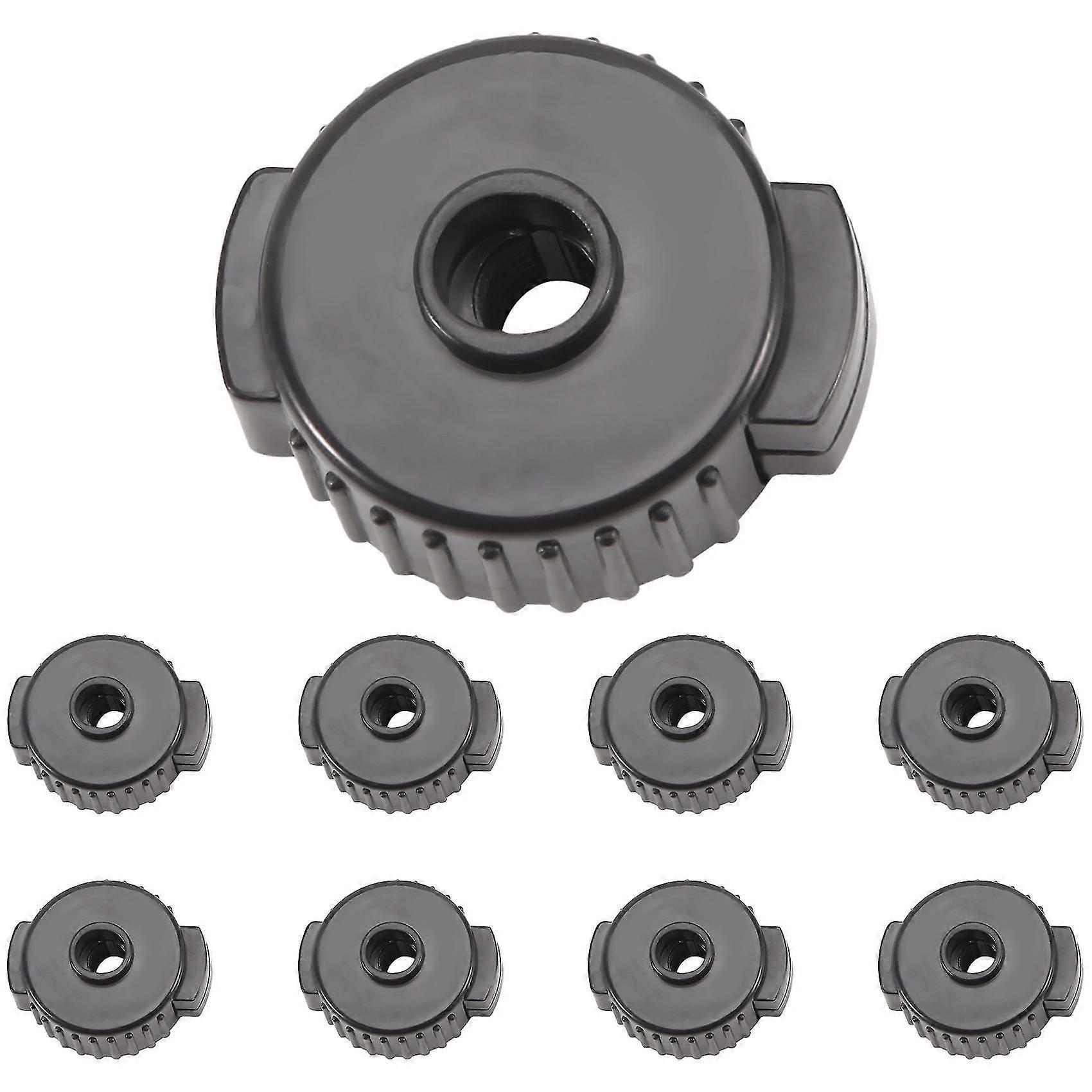 9Pcs ABS Drum Set Quick Release Nuts Cymbal Quick Assembly Drum Mate Replacement Accessories