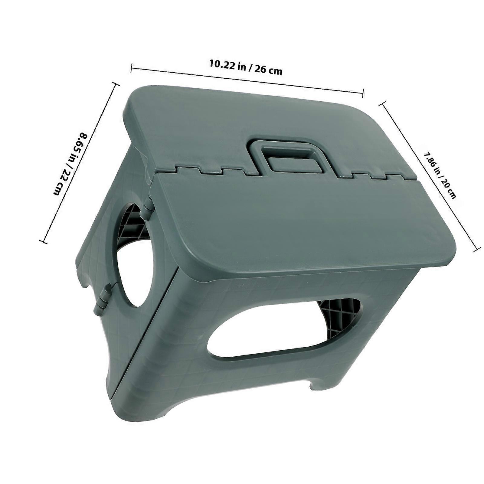 Portable Small Foldable Stool for Home Use 1Pcs Green Folding Taboret