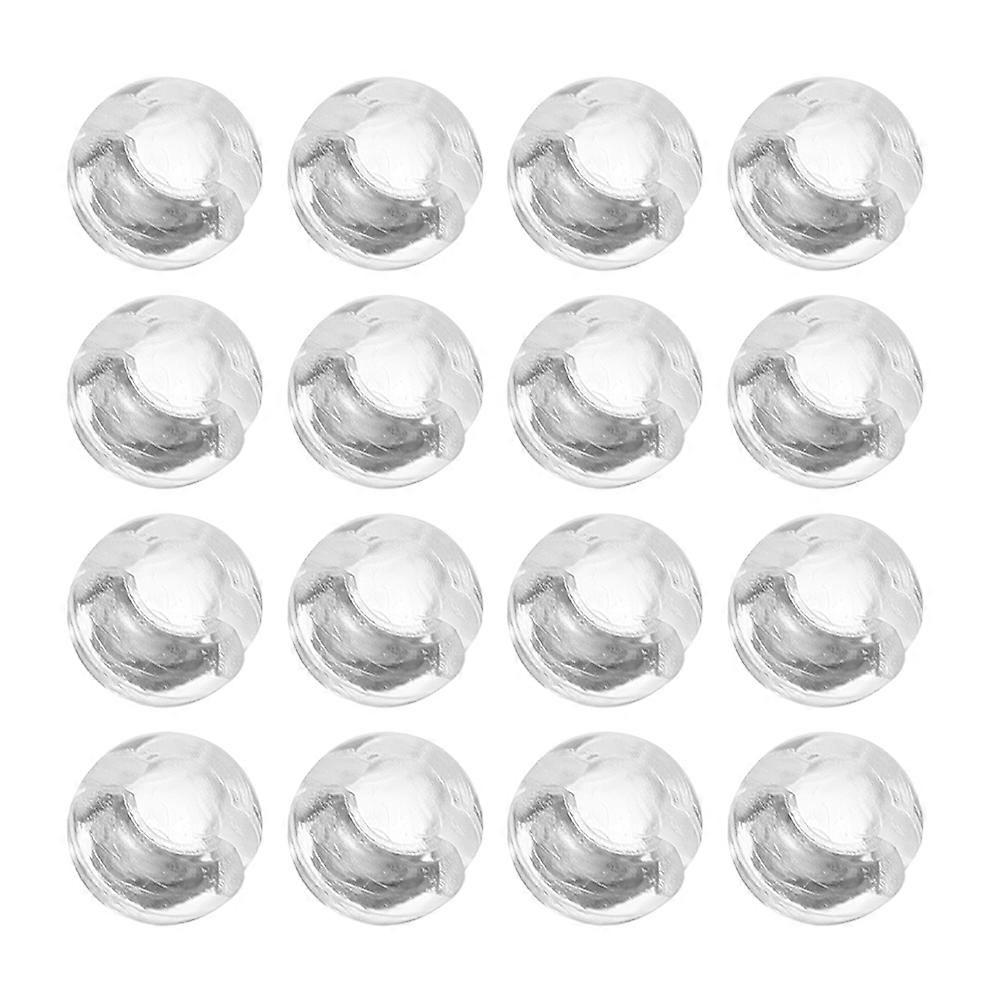 Roller Blind Parts Secure Installation Blind Chain Bead Stops Clear Round For Daily Use 0.80X0.80X0.70CM POM 24Pack