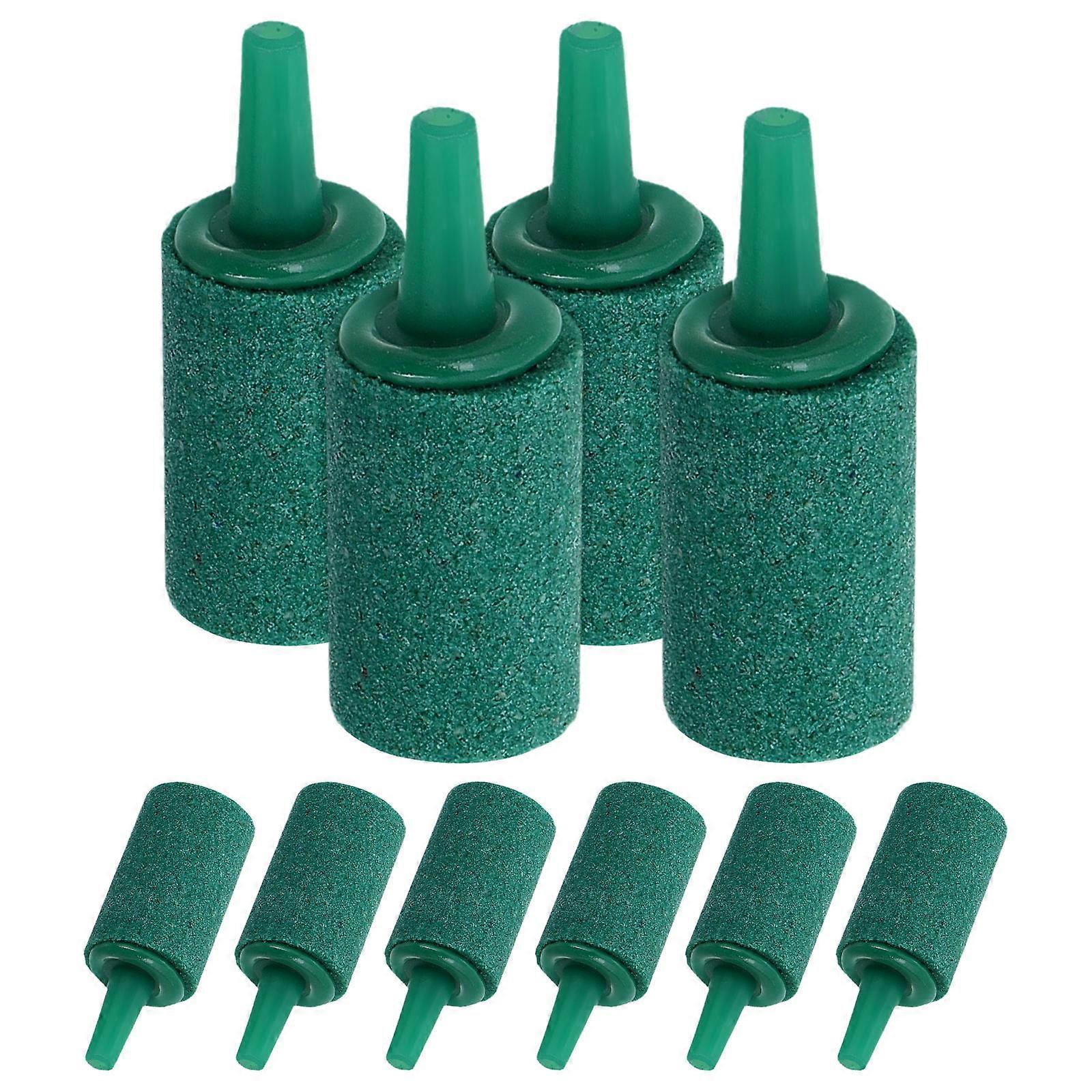 10 Stück grüne Ausströmersteine für Aquarien