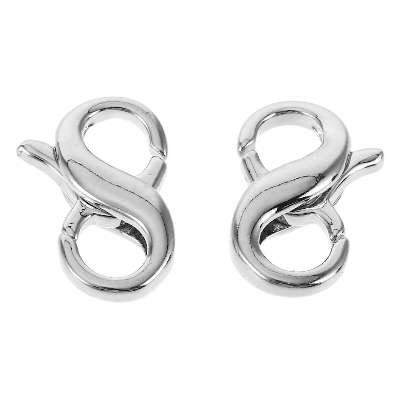 Clasps for Bracelets Necklace Connector Sleek and Elegant Any Occasion Secure Closure 2Pcs