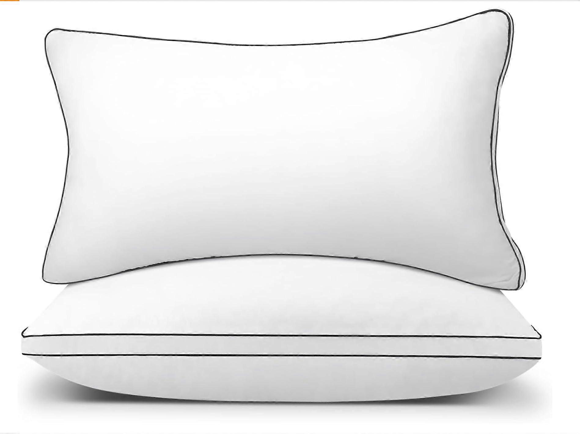 Luxury Plush Bed Pillows for Sleeping with Hypoallergenic Comfort and Neck Support, Standard Size