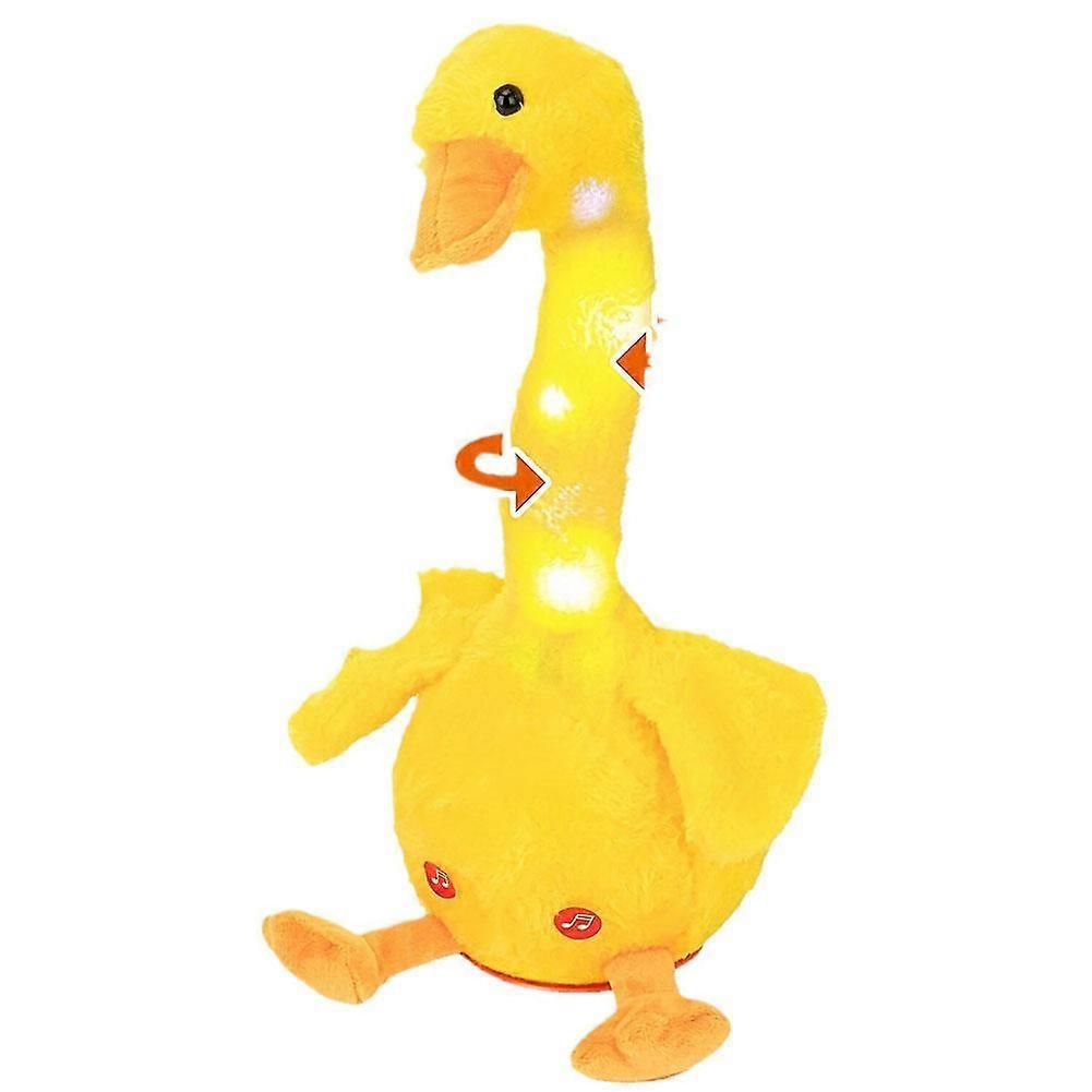 A Talking Cactus Toy That Can Be Charged Recorded and Repeated Suitable for Spanish English What You Say Plush Duck Soothe Doll