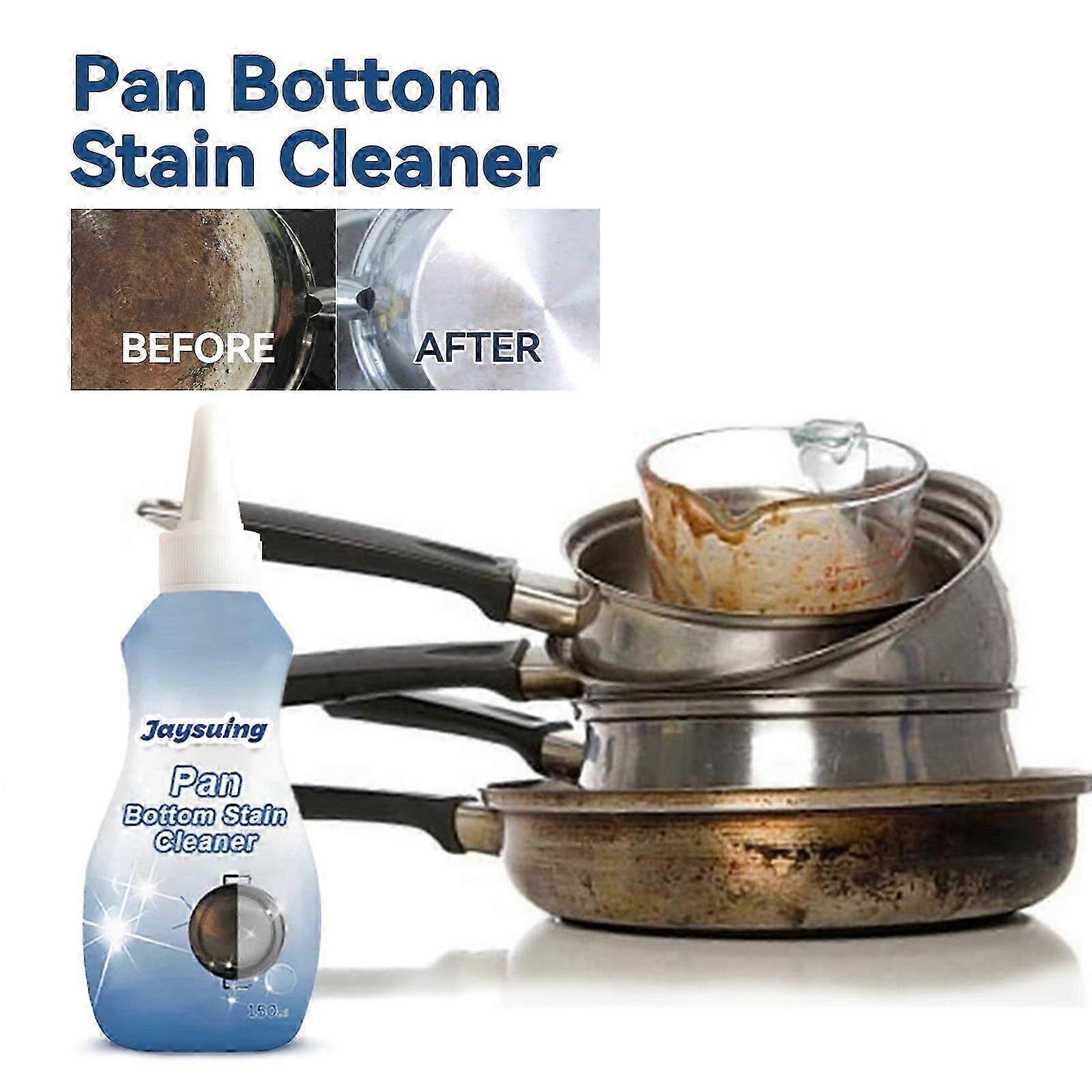 Powerful Pot Bottom Stain Cleaner  Removes Rust  Grease, Safe  Easy to Use