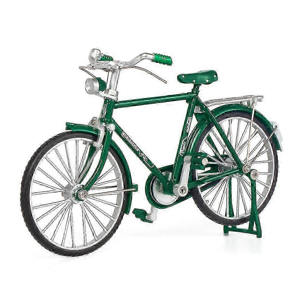 Bicycle Model With Light & 1:10 Alloy Model Musical Simulation Bike Pull Back hwyC