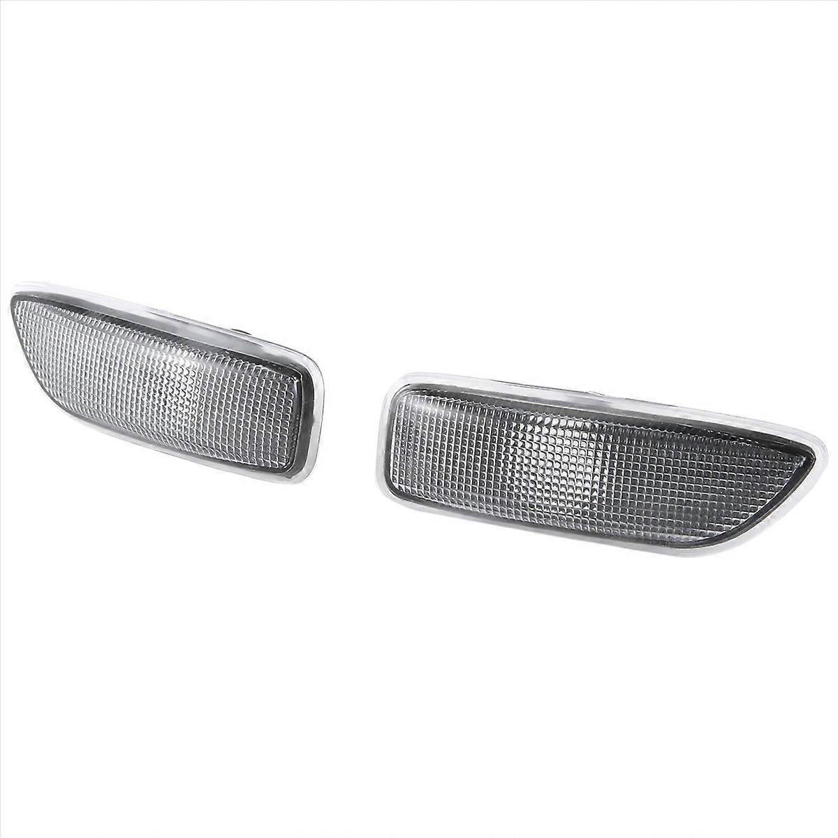 Car Fender Front Side Marker Light Left/Right Turn Signal Light 30722641 30722642 For Volvo S60 V70 transparent&black