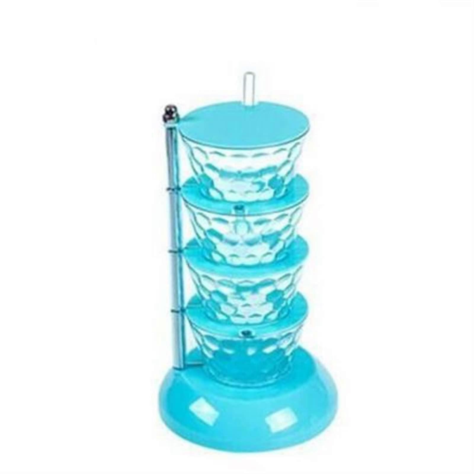 Sugar Bowl and Spice Jar with Spoon, Rotating Seasoning Organizer, Transparent SpaceSaving Kitchen Storage