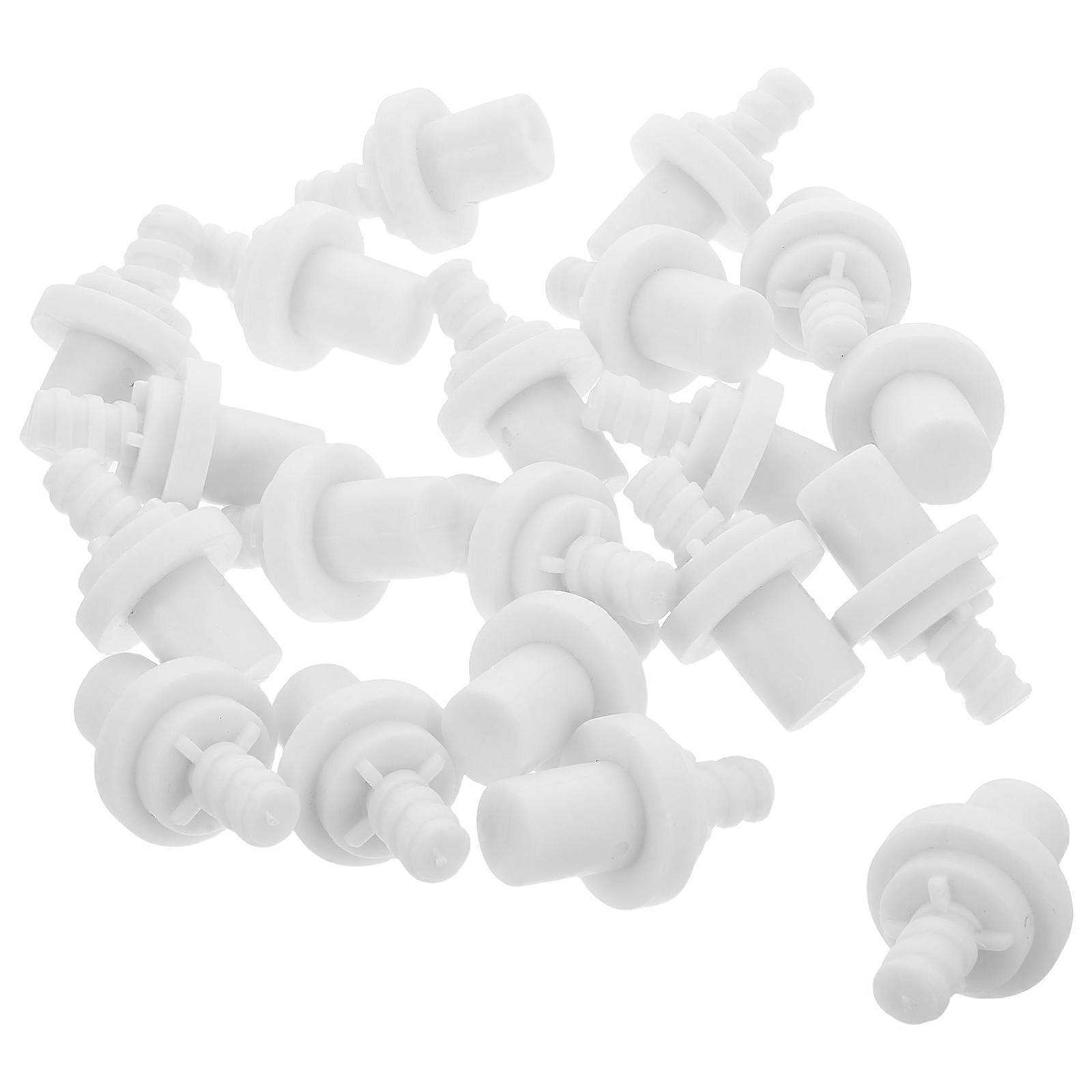 Plastic Toilet Brush Handle Connector for Secure Fit 40Pcs Spiral Adapter