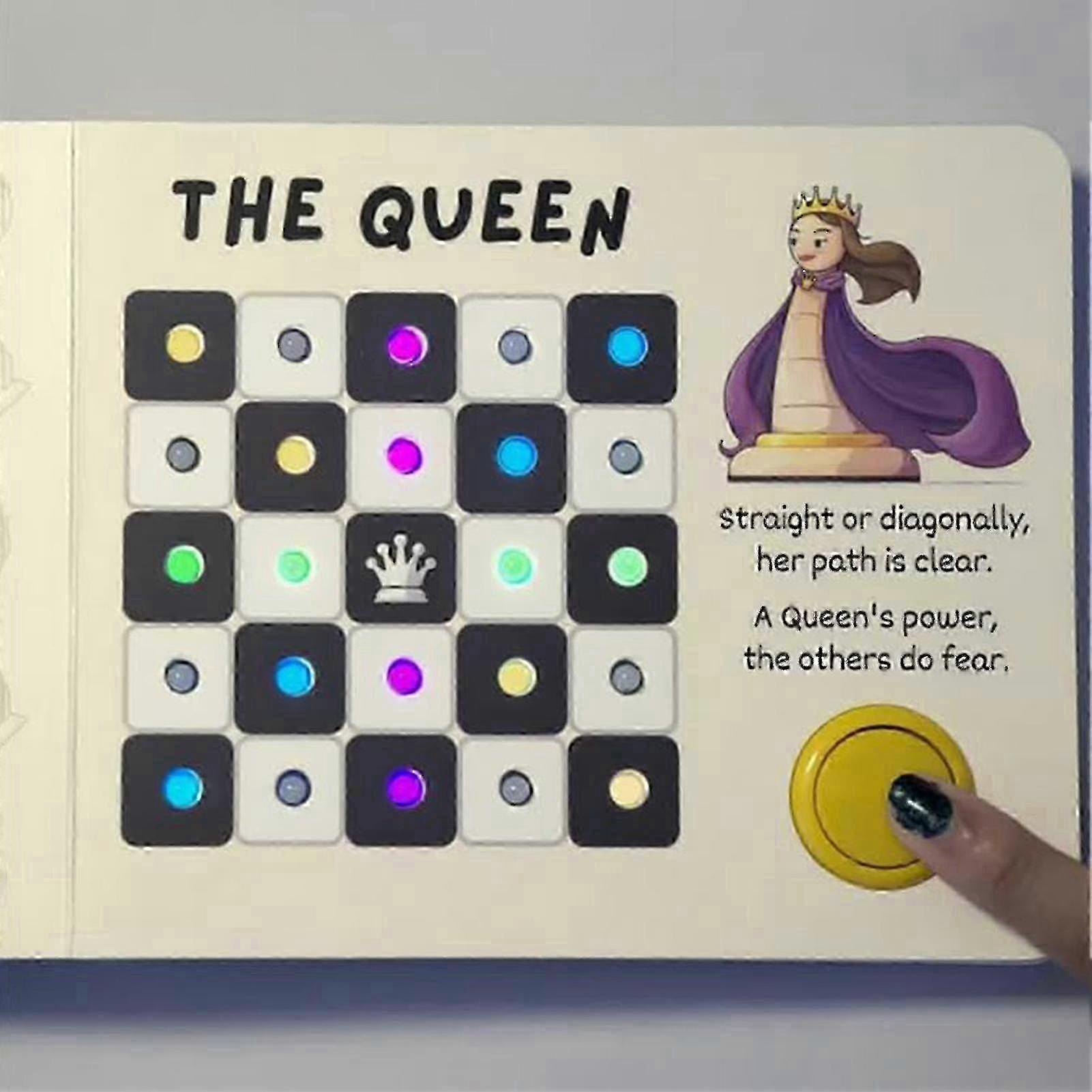 Little Ones Chess Interactive Book Introduce the Rules of Chess to Children miao7_uisad