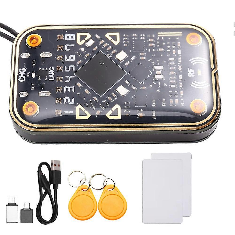 Chameleon Ultra V2.0 RFID Smart Chip Reader Emulator+2xUID Keychain/CUID Card 125Khz 13.56Mhz Card Decode NFC Duplicator