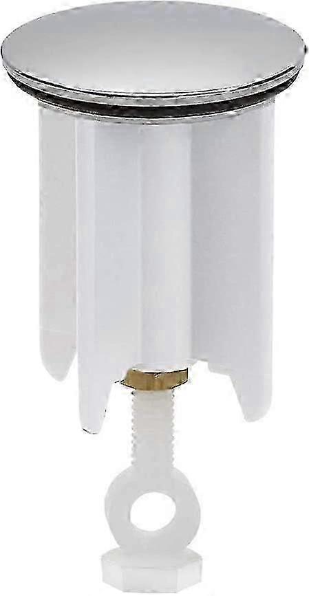 Universal sink plug, 40mm pop-up plug replacement drain plug, height adjustable, made of brass, rubb