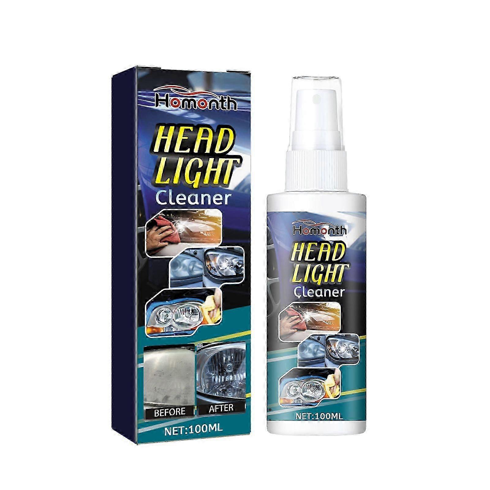 Auto Headlight Restorer - Quick Brightening Coating, UV & Hydrophobic Protection, 100ml