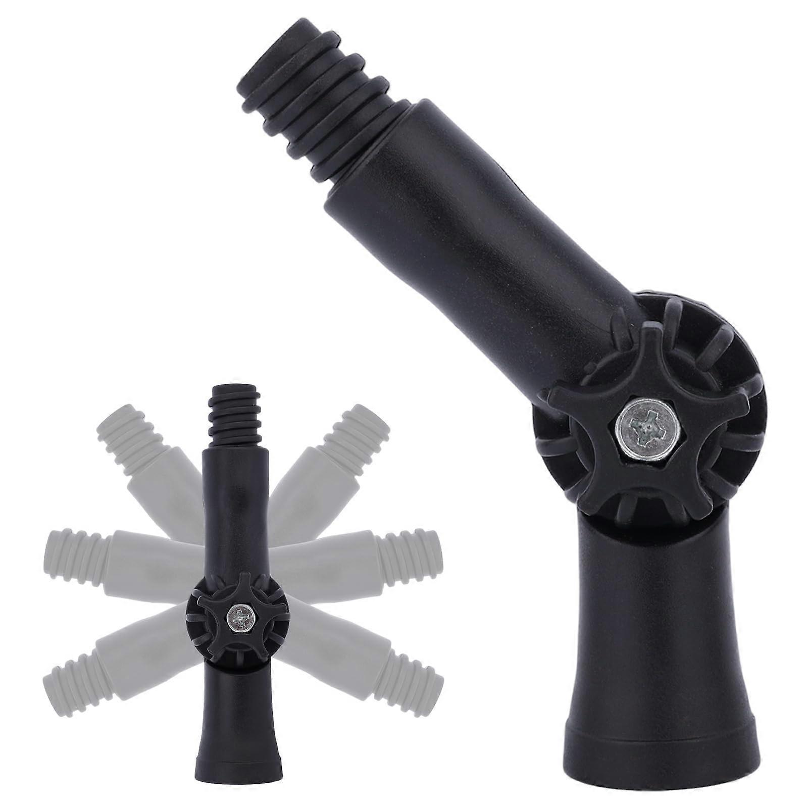Universal Joint Angle Adapter 270° Rotatable Telescopic Pole Connector for Window and Gutter Cleaning
