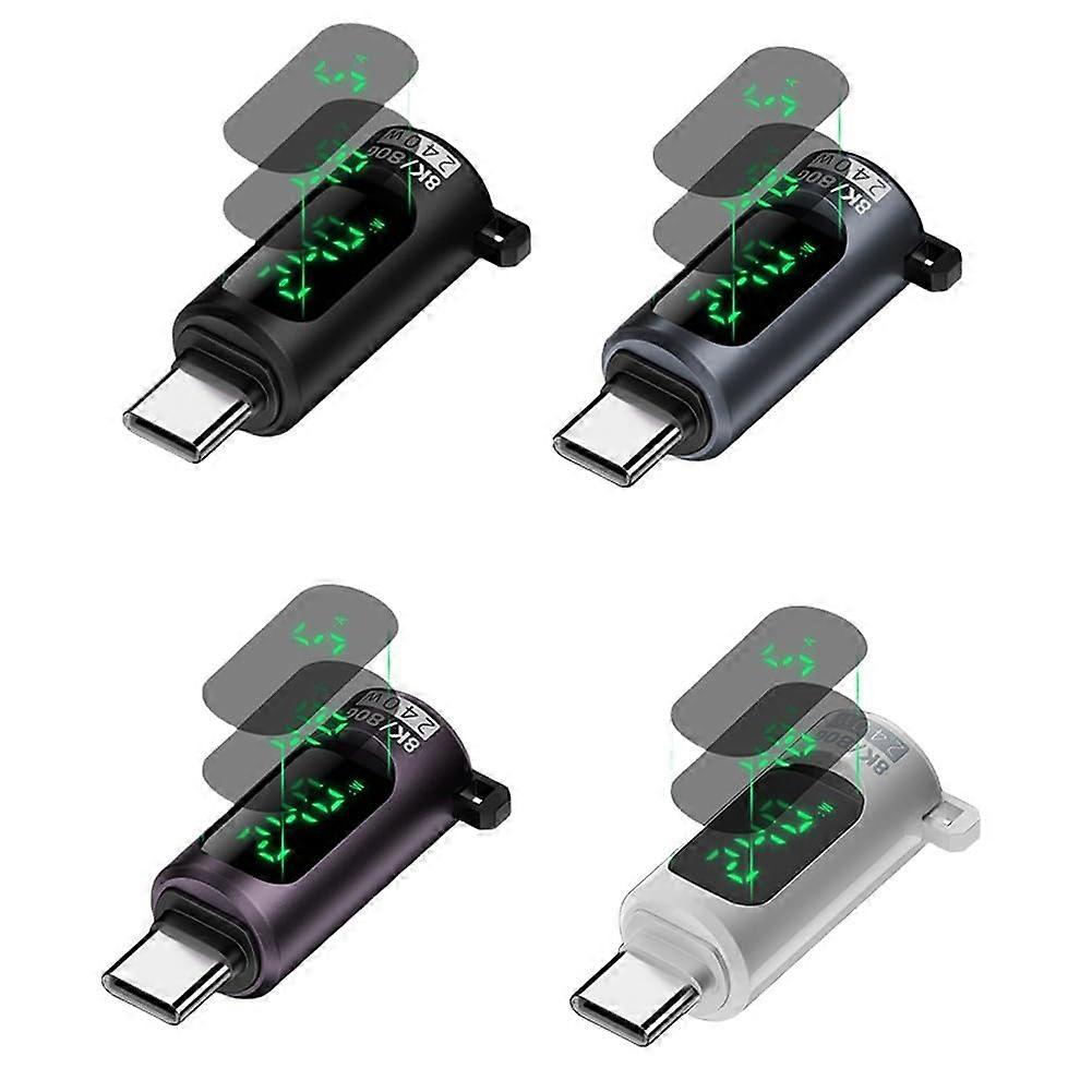4 Pack USB C Adapter With 240W Power Delivery 80Gbps Data Rate 8K60Hz Video Output