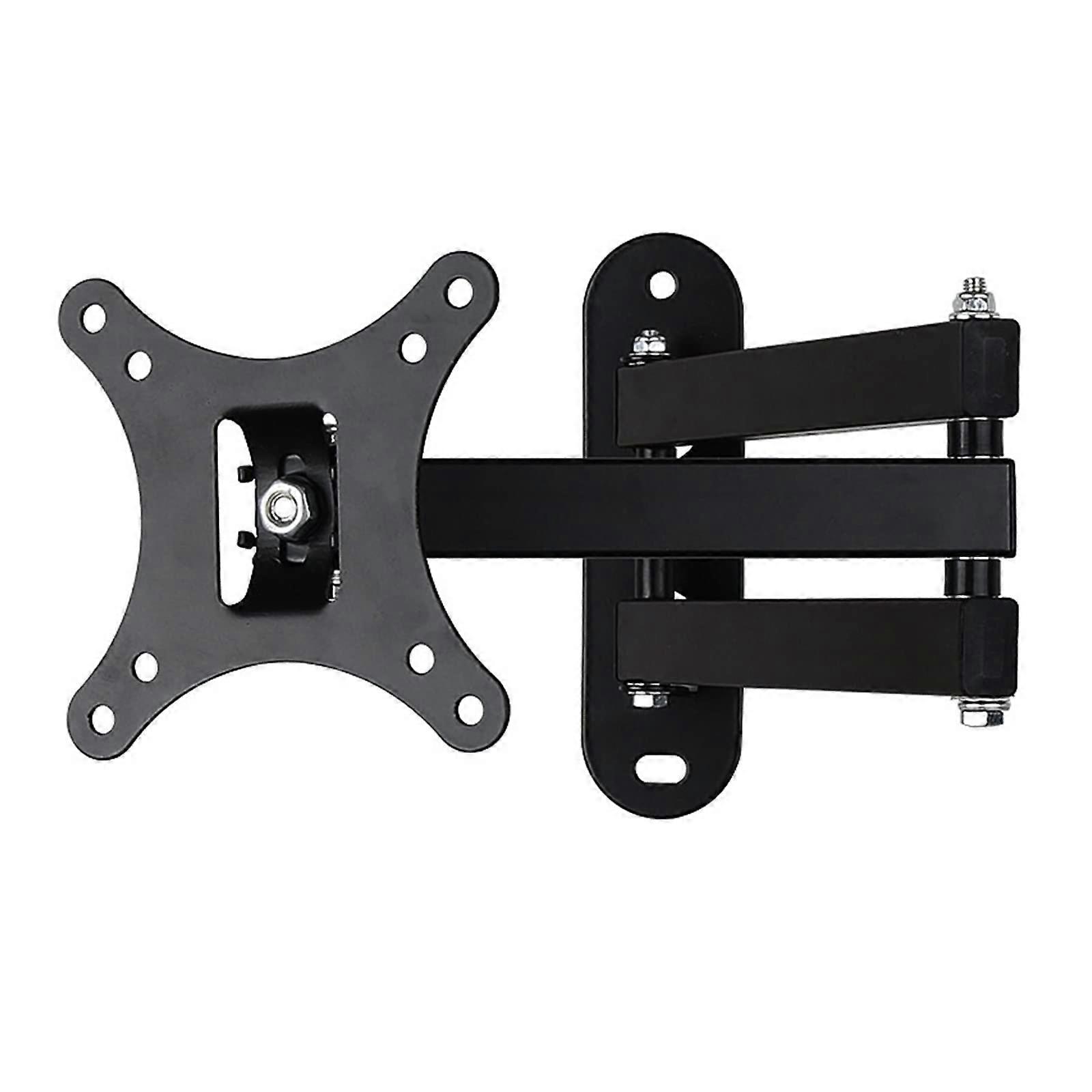 TV Wall Mount Adjustable Flat Panel Frame Bracket 15 Degrees Tilt Fits 1027 Inch LCD/LED Monitors