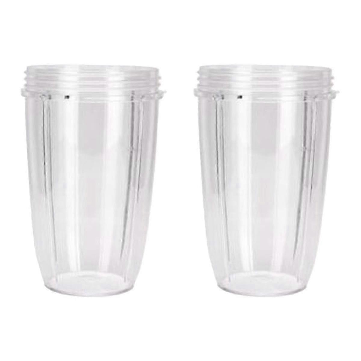 Cups for NutriBullet Blender Replacement, 2-Piece Set with Sealing Lids