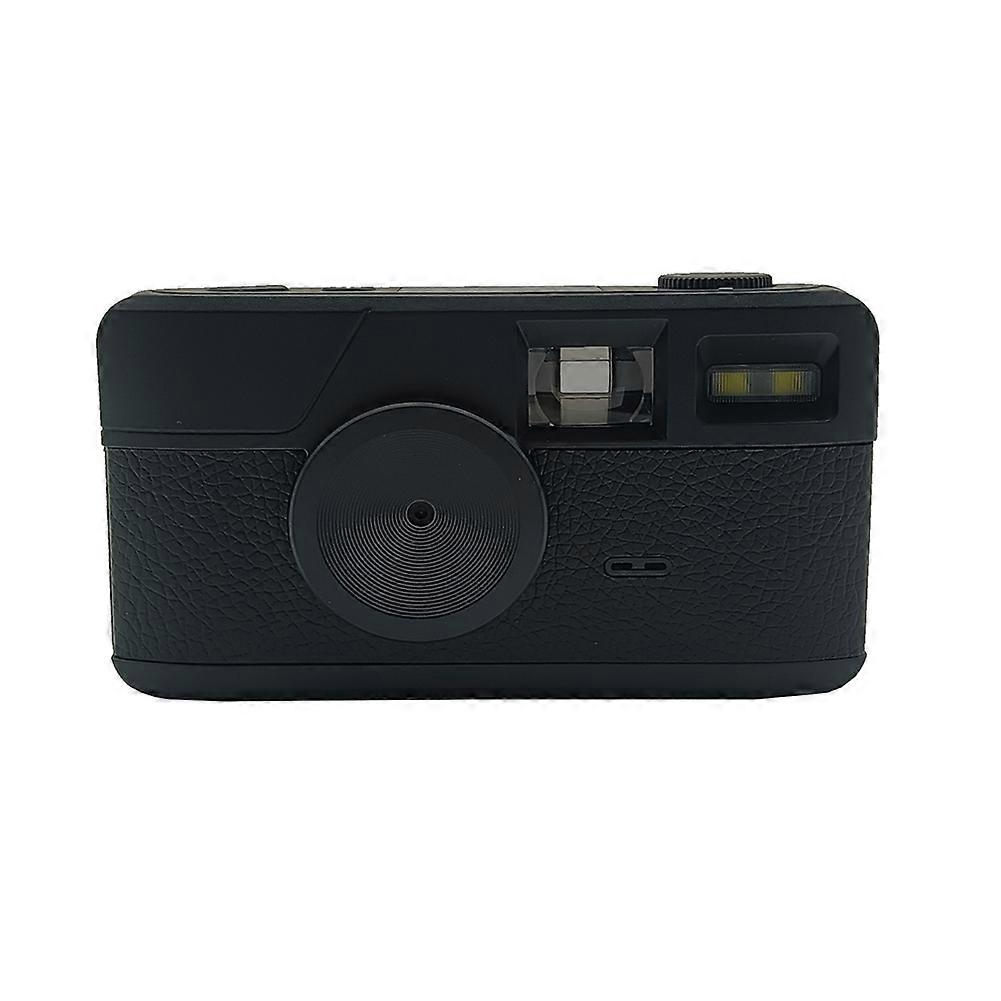 Retro Vintage Mini Screenless Digital Camera Screen Free 8 Mode Filters Without Screen 8MP Photo Flash Camping Black