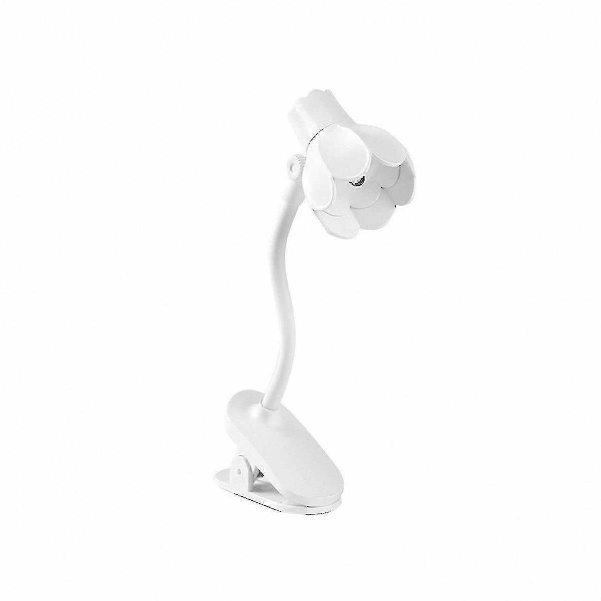 Adjustable Clip-On Lamp for Desk, Table, or Bed - 360° Rotation Portable Reading Light for Home Use