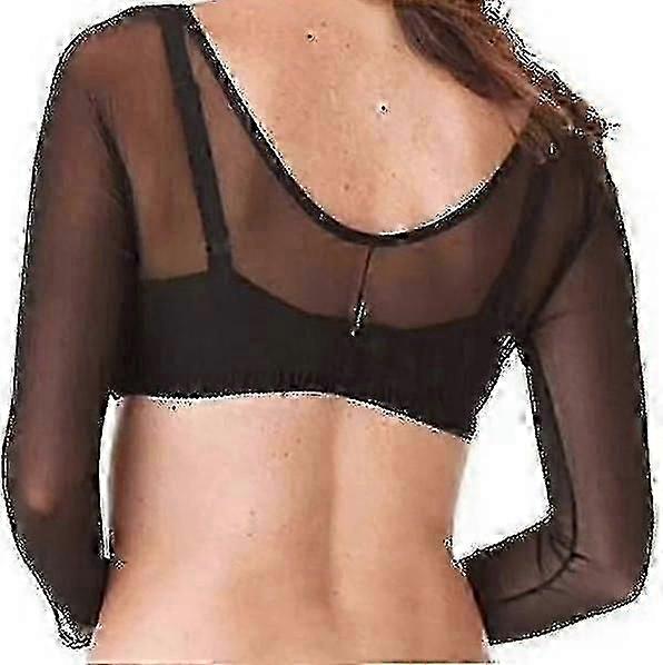 Vrouwen Dunner Slankere Armwear Wrap Crop Tops Base