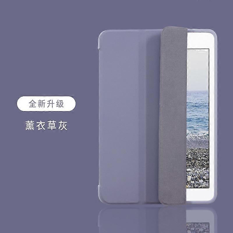 Stylish Case For Ipad 234 Lavender Gray Tri-fold Silicone Full