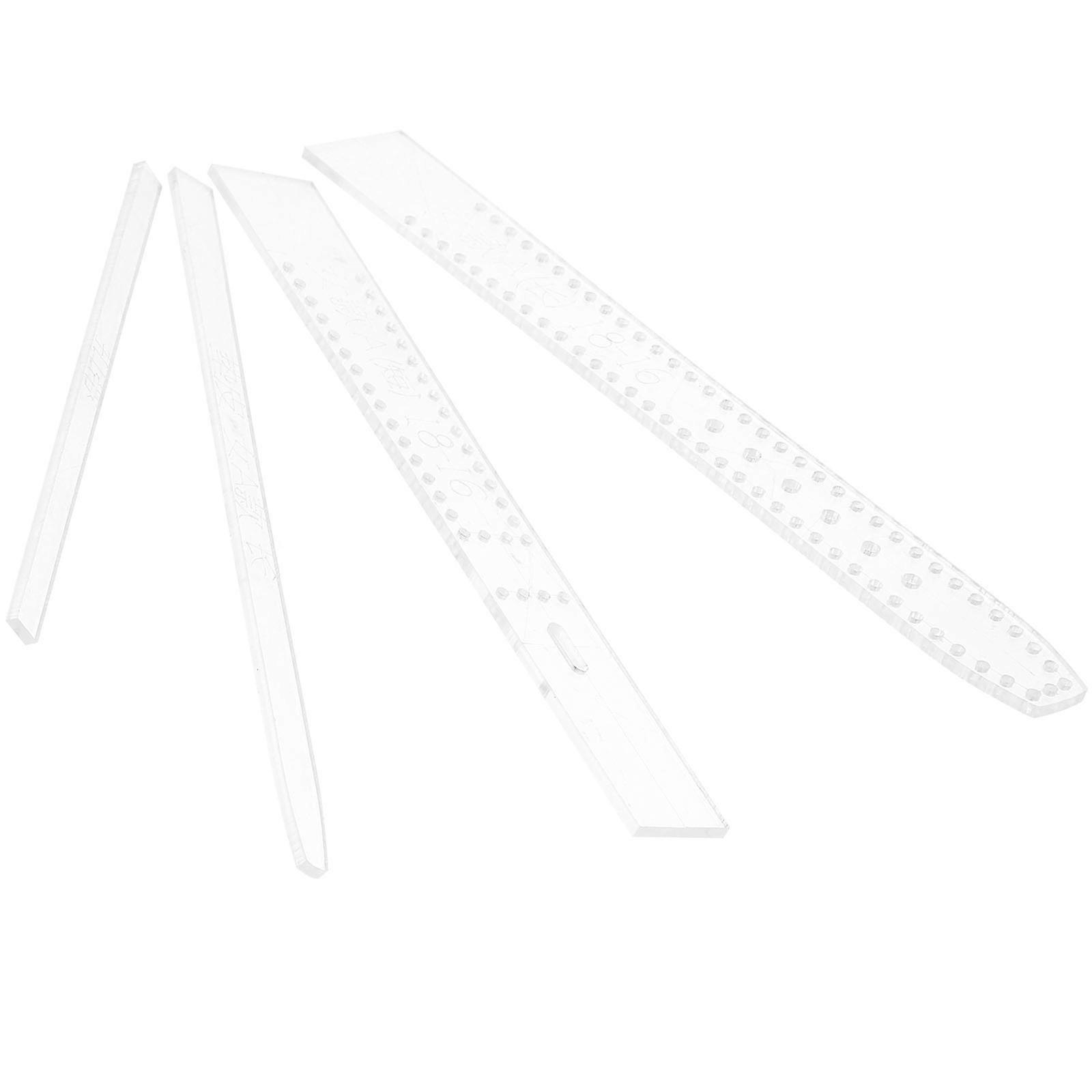 Watch Strap Template Acrylic Mold for Watch Strap 18-16 Clear DIY Tool