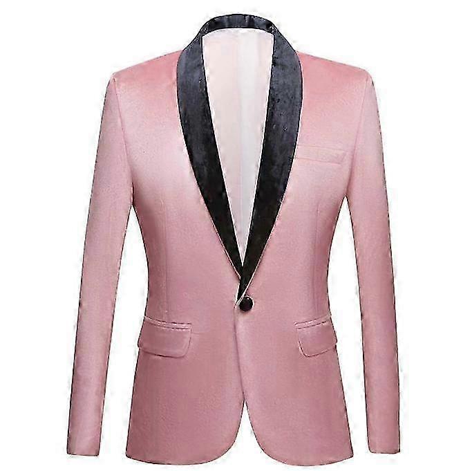 Men's Slim-Fit Solid Velvet Blazer 26s