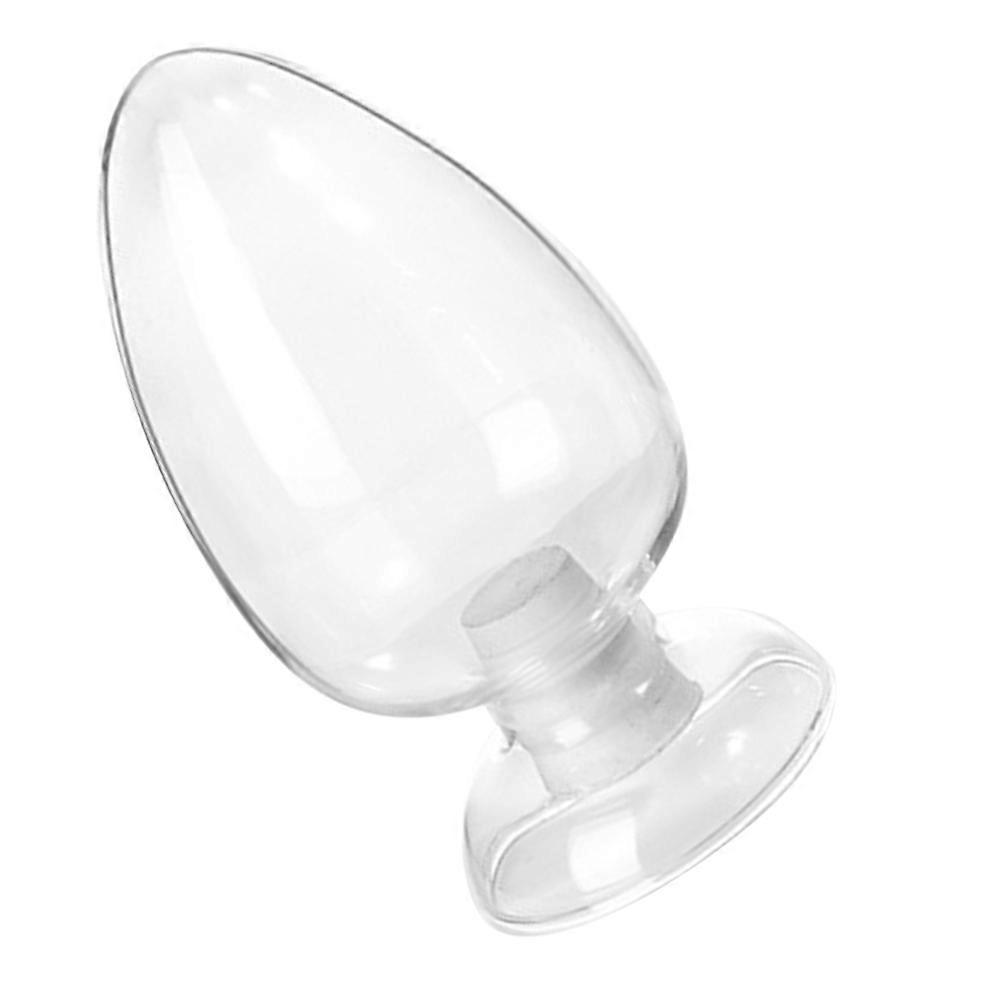 Decorative Glass Bottle with Stopper Storage Jar Sample Bottle