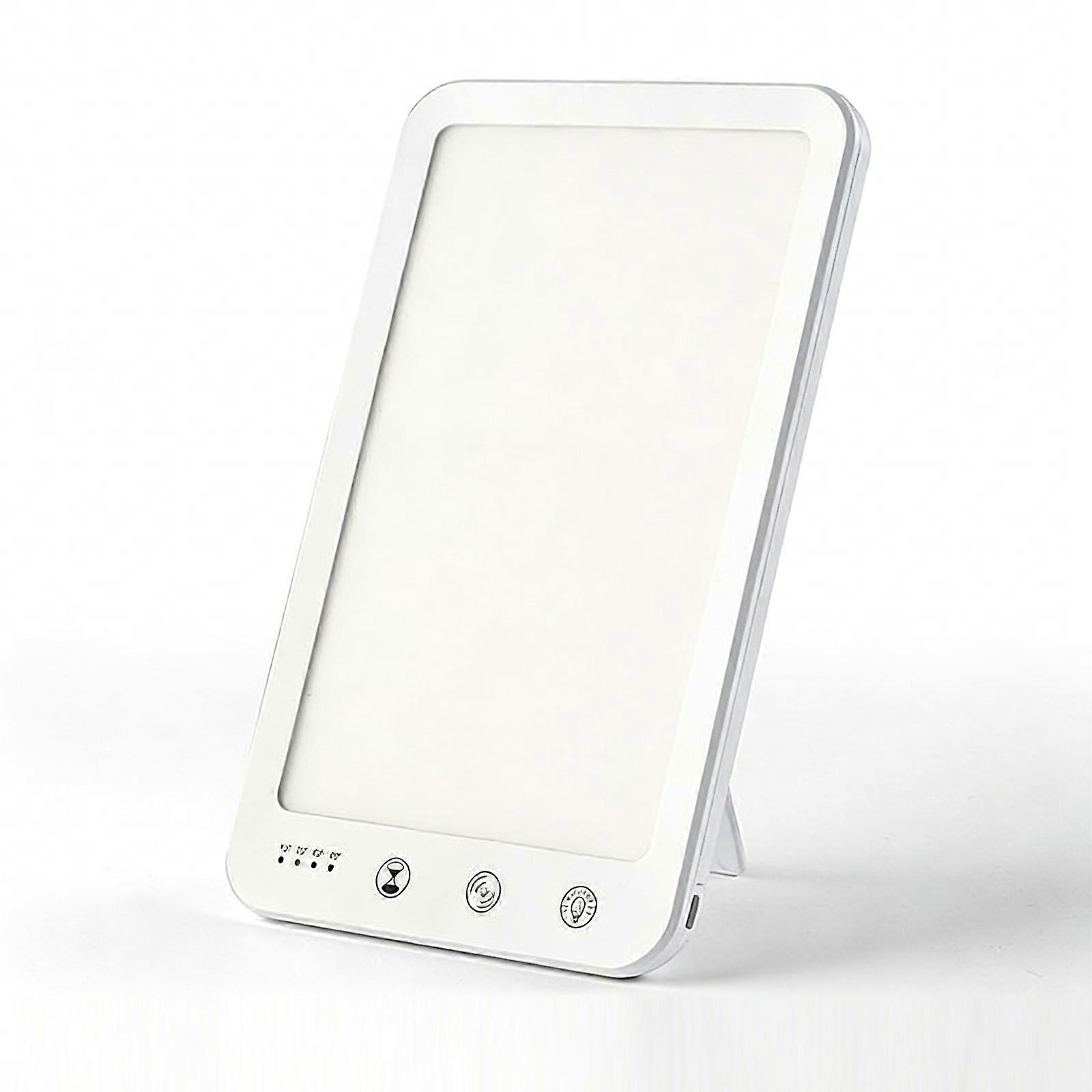 Timer Memory Function Light Therapy Lamp Portable Full Spectrum 3 Adjustable Color Stepless Brightness for SAD Relief Multicolor