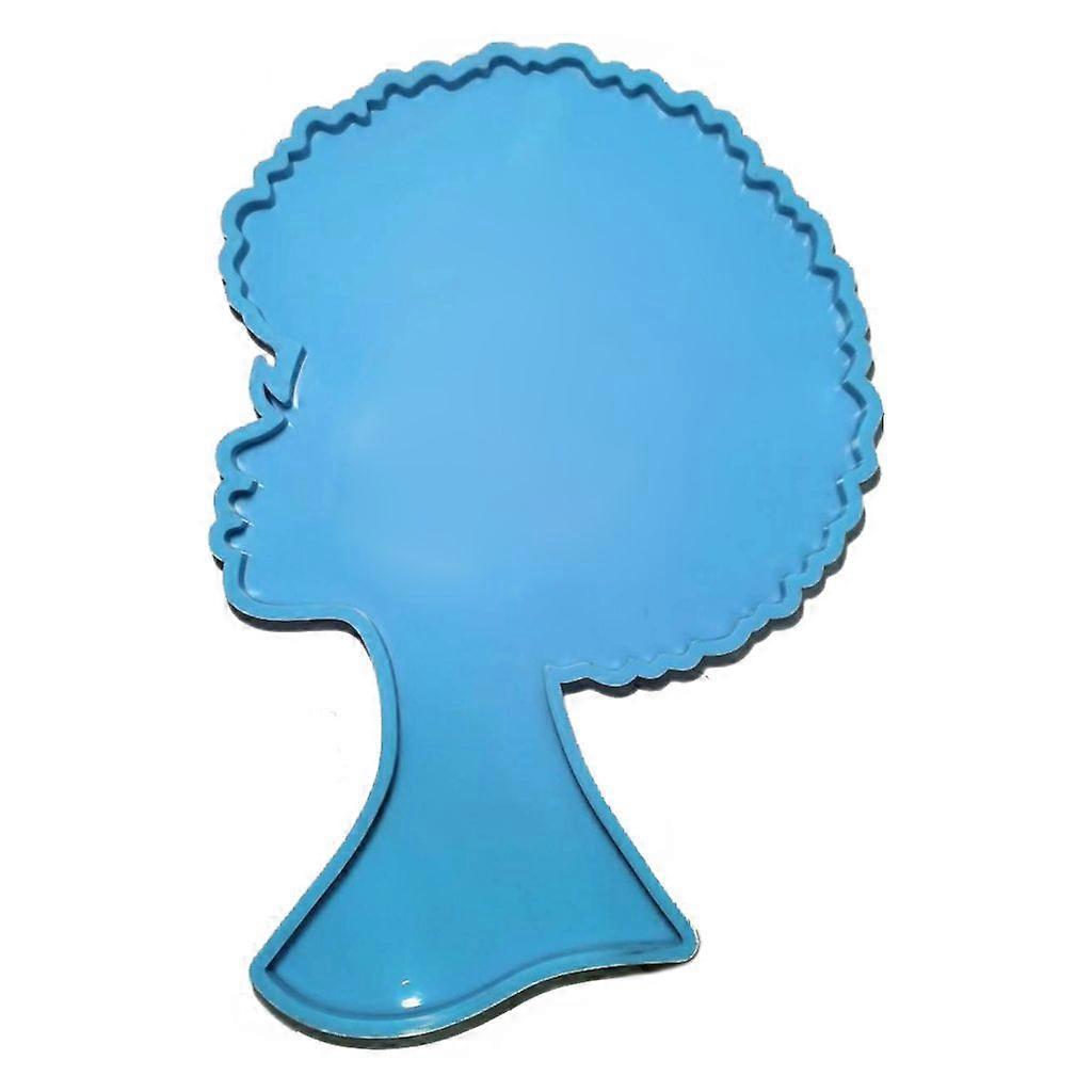 DIY Casting Mold Silicone Resin Mold Human for Head Types Shape Coasters Making