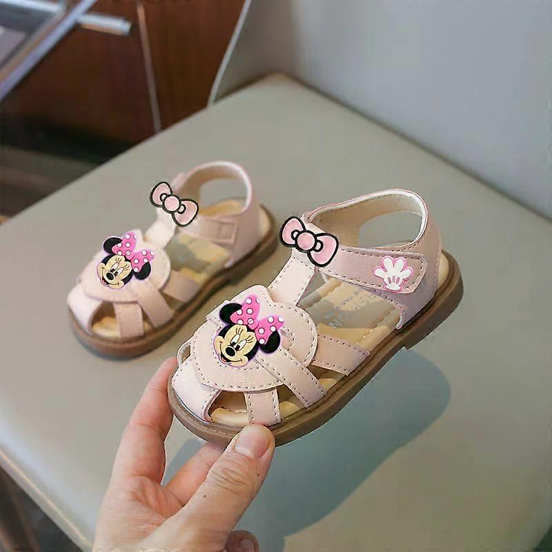 Disney princess Beach Shoes Children's Soft Sole slippers Mickey Mouse Girls Sandals Summer New Cute Baby toddler Shoes