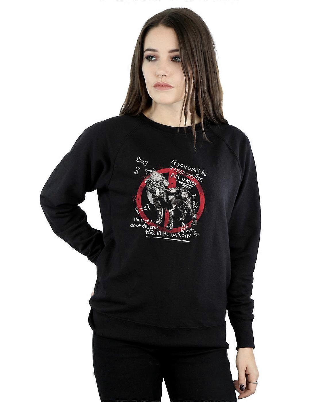 Marvel Women's Deadpool & Wolverine Dogpool Sweatshirt