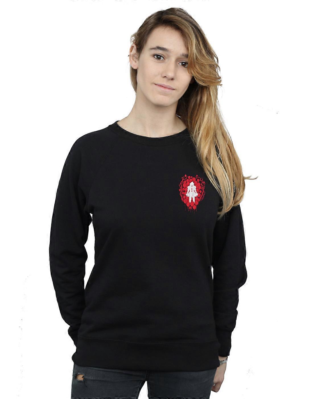 It Chapter 2 Women's Balloon Heart Breast Print Sweatshirt