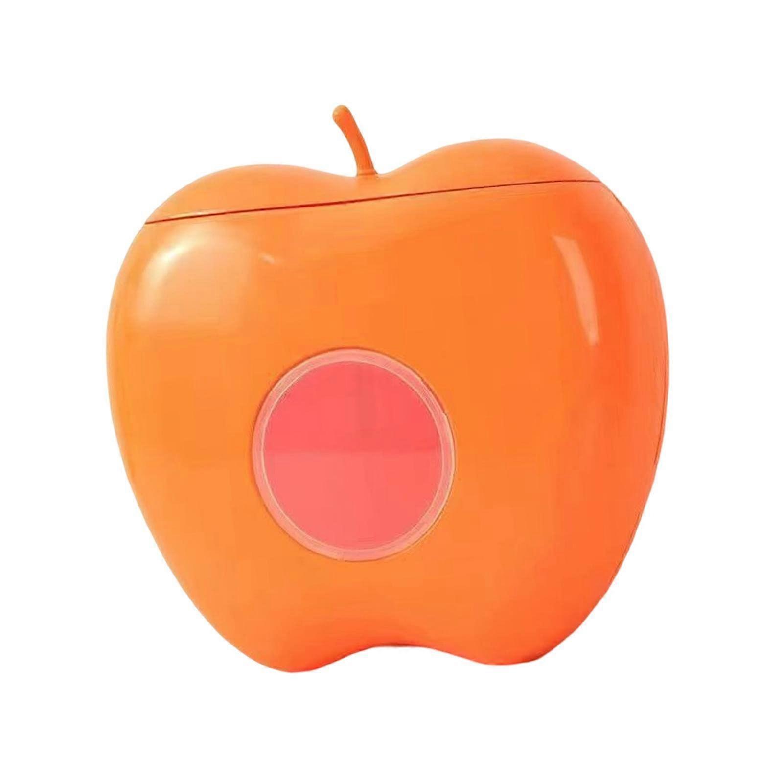 Orange Wall Mounted Wrap Dispenser Bathroom Organizer Compact 16 x 17 cm Easy Storage