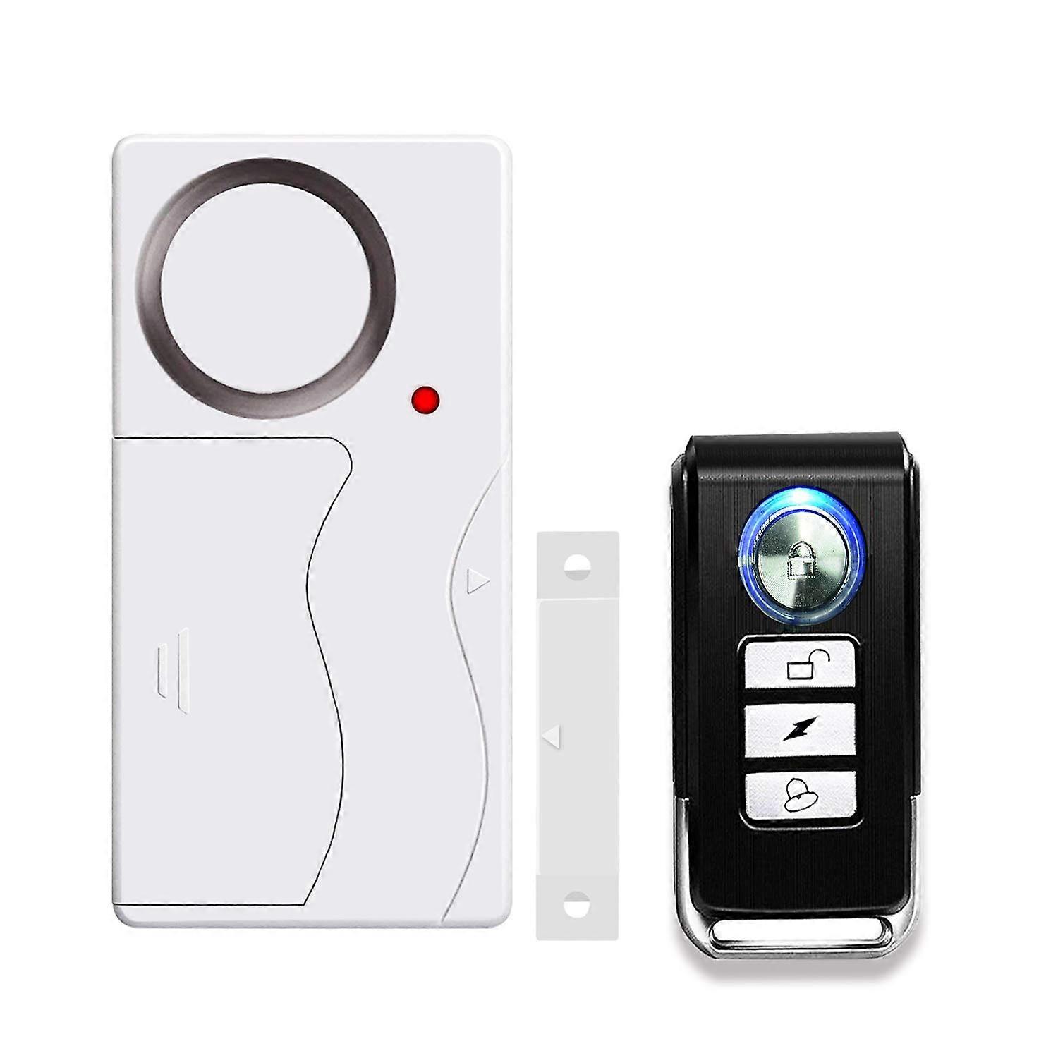 Wireless Door Window Alarm with Remote Control, Magnetic Sensor, Instant Intrusion Alert System