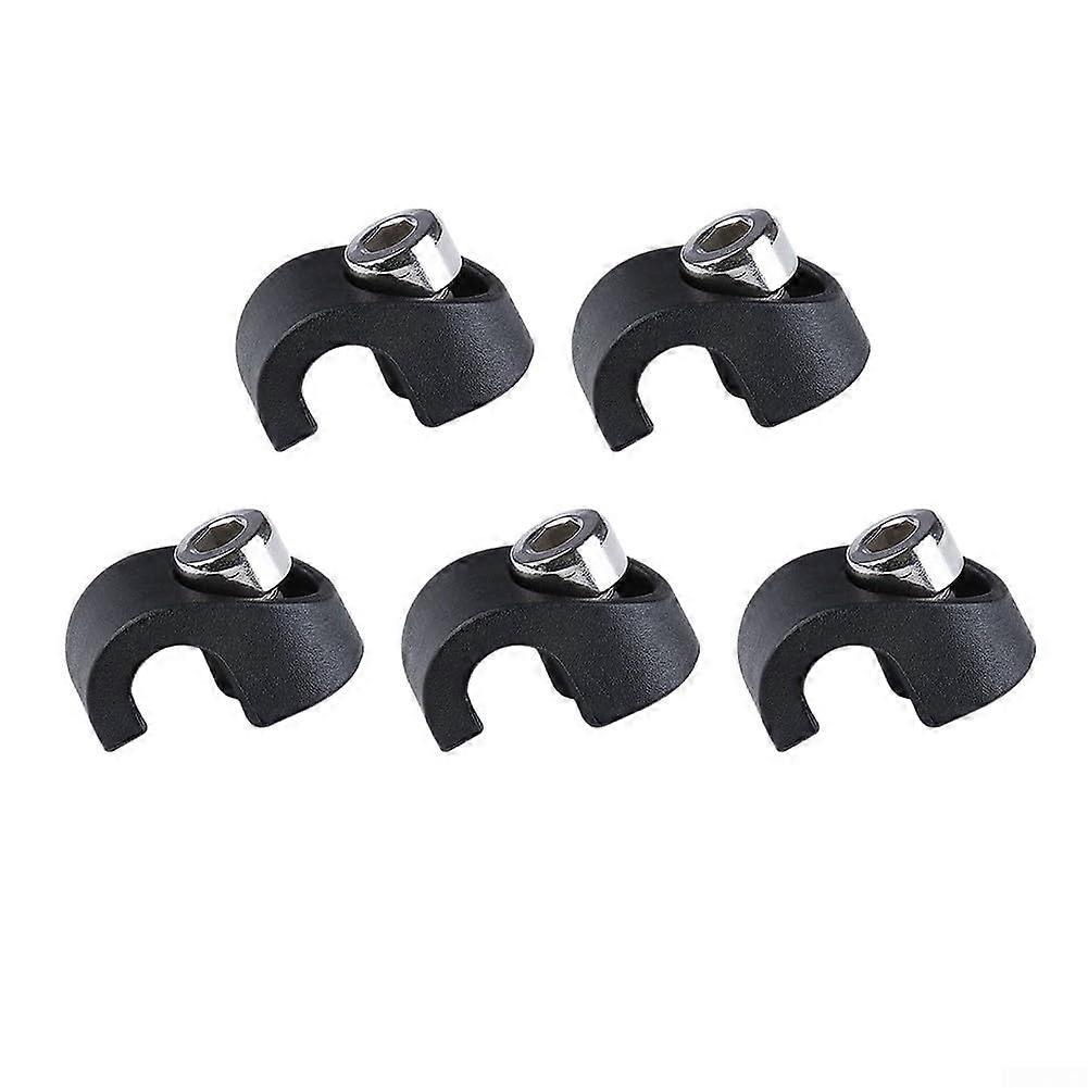 Bike Brake Cable Guide Clamp 5 Pack for Mountain and Road Bikes Secure Cable Management