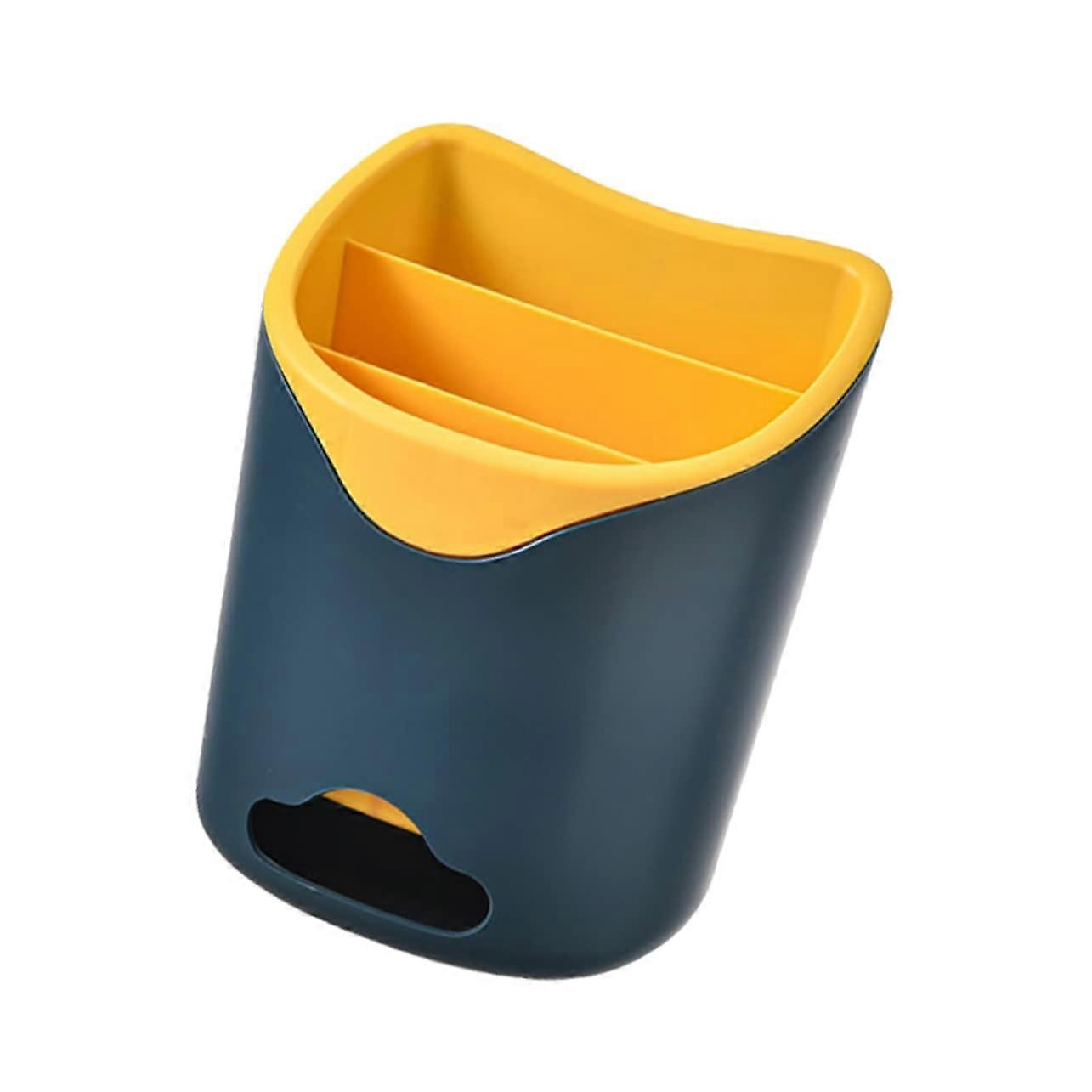 Utensil Holder with Quick Drainage, SpaceSaving Kitchen Storage Organizer for Countertop Cutlery