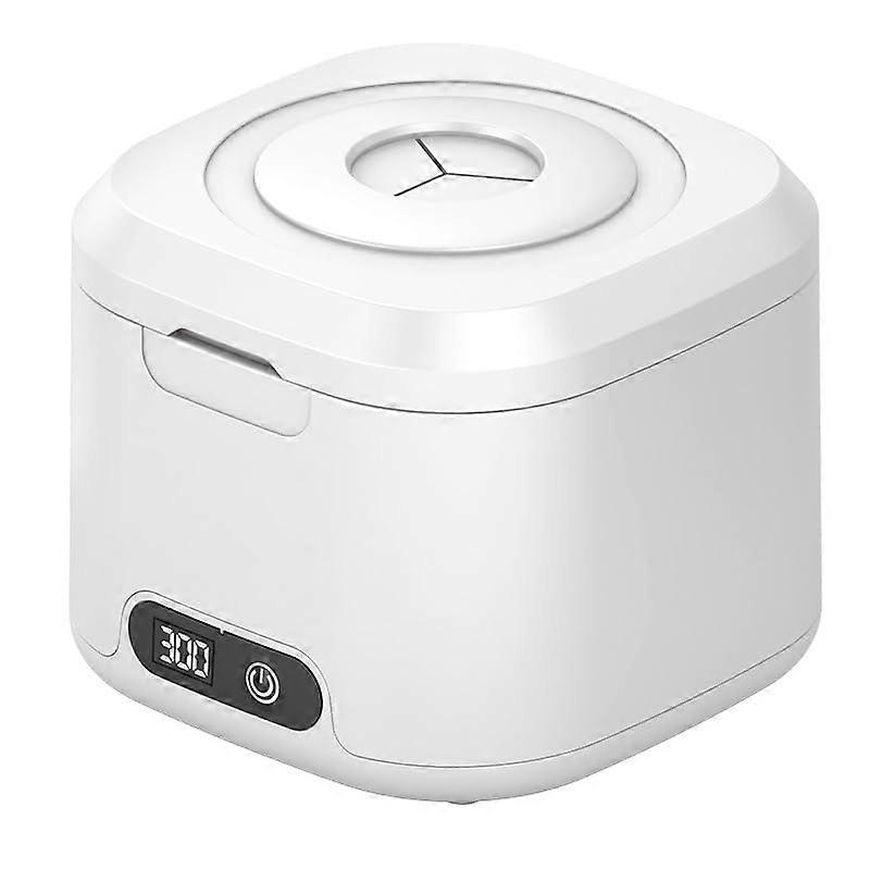 Ultrasonic Denture and Retainer Cleaner, 49kHz Deep Cleaning, 340ml Capacity, Digital Timer Display