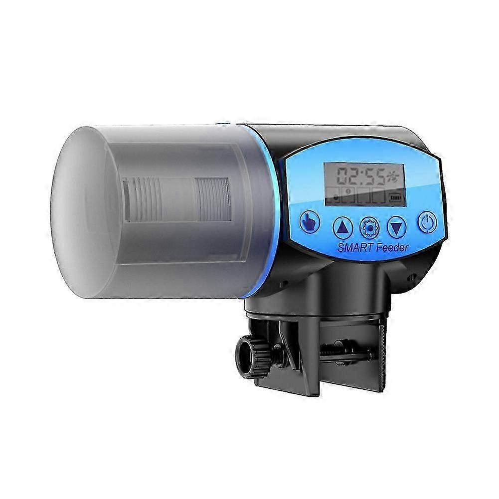 Automatic Fish Feeder Food Dispenser Digital Display Intelligent Timing Electric Fish Tool for Turtle