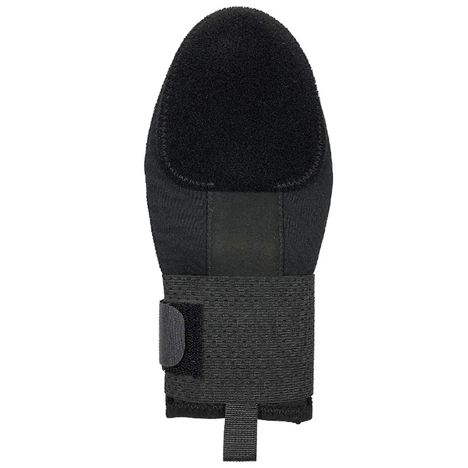 Black Large Baseball Softball Sliding Mitt with Elastic Compression Strap and Full Hand Protection